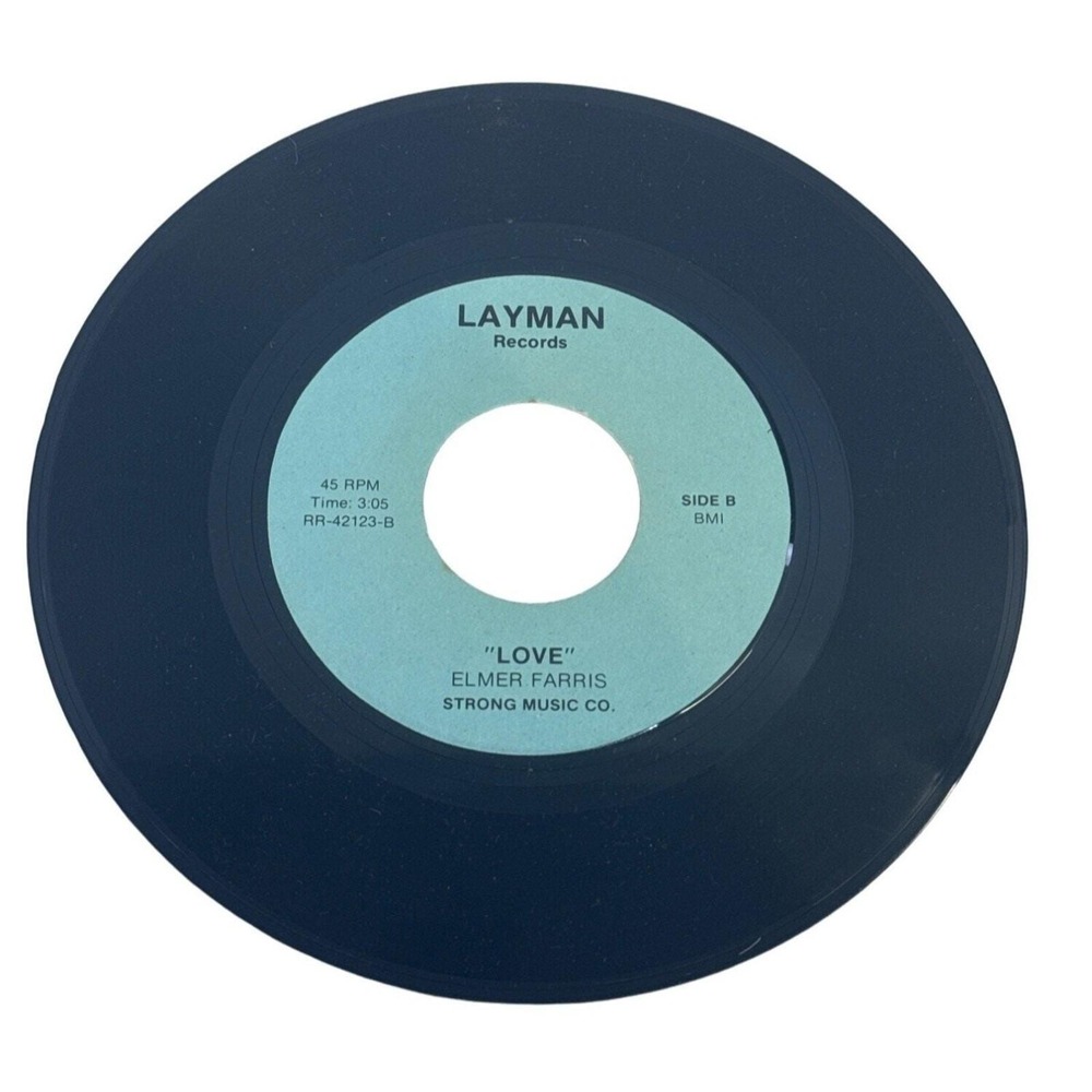 Elmer Farris Atari Love 45 RPM Vinyl Record Layman Records RR-42123 7" Single - Picture 2 of 2